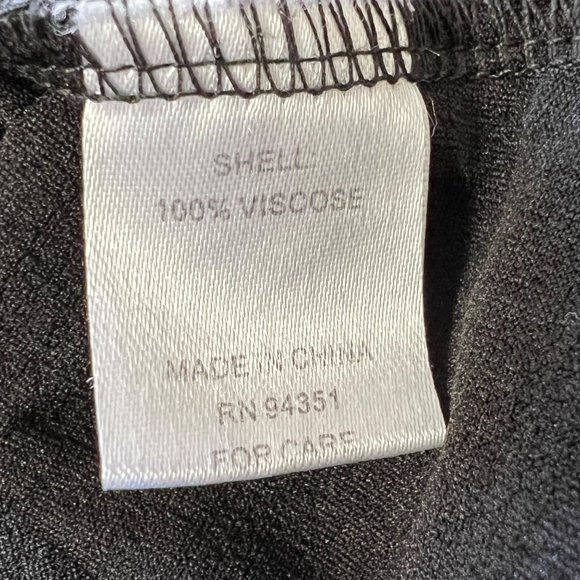 Jade Melody Tam Womens Black Mock Neck Top Long Sleeve Textured size Small - Picture 10 of 12